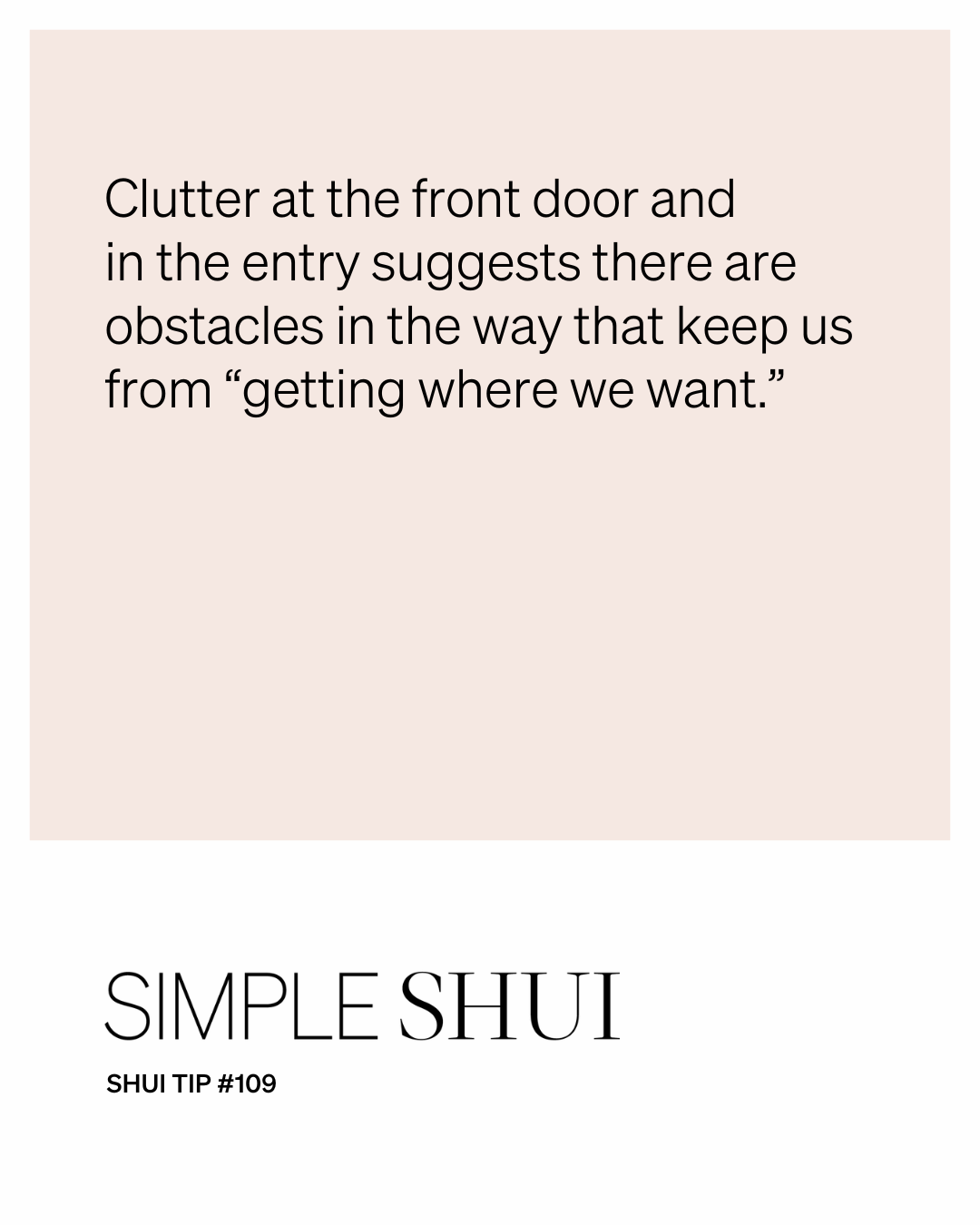 simple shui tip: clear your clutter accordingly